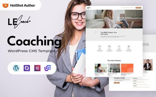 Lecoach - Life Coaching WordPress Elementor Theme theme free